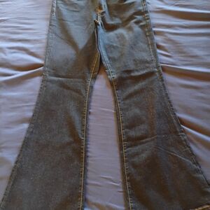 Women's Flared Jeans - Black